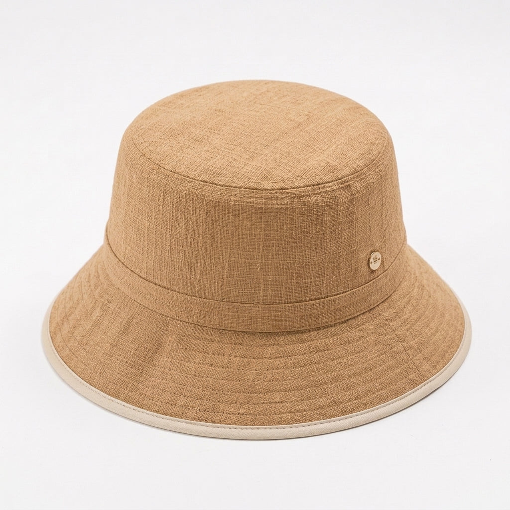Elnpvieh™ Cotswold Soft-Bucket Hat – Women's Textured Cotton Blend Packable Vacation & Everyday Hat