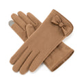 Elnpvieh™ Mayfair Bow-Cuff Gloves – Women's Soft Touchscreen Gloves, Elegant Everyday Cold Weather Gloves